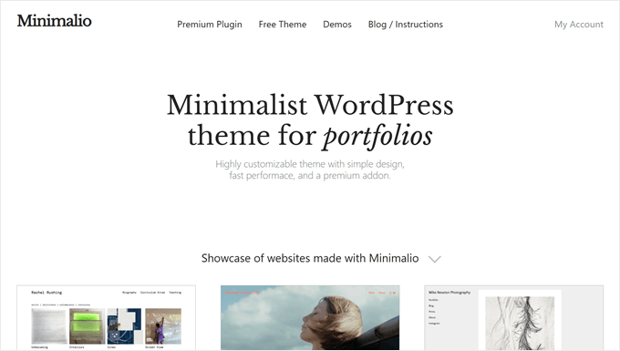 Minimalio Review: Is It the Right Portfolio WordPress Theme for You?