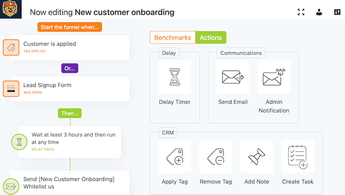 How to onboard new users with an automated funnel