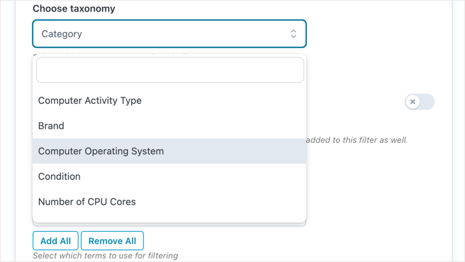 Filtering Products by Taxonomy Using YITH WooCommerce Ajax Product Filter