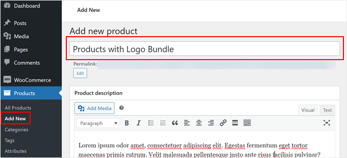 Creating a new product bundle with the YITH plugin