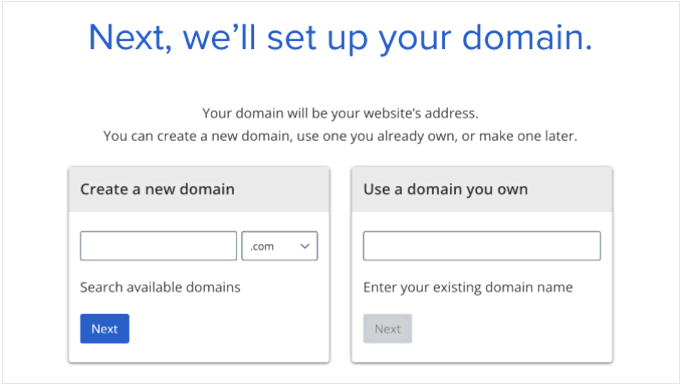 Choosing a domain name for your one-page WordPress website