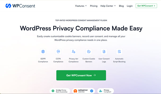 WPConsent Plugin