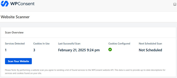 WPConsent Scanner